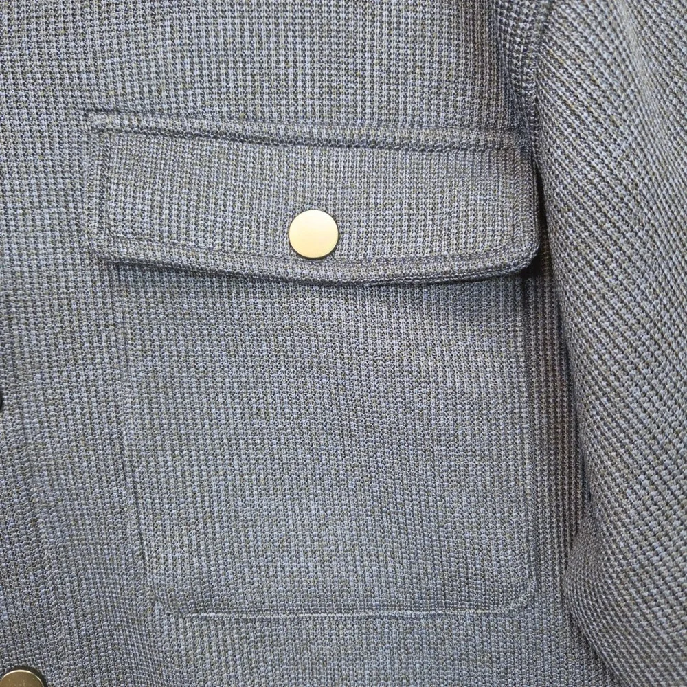 GEORGE Cabincore Fleece Lined Waffle Knit Dadcore Shacket Shirt Jacket Mens 2XL